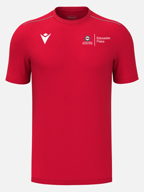 Polera Rigel Educacion Fisica UNAB Rojo