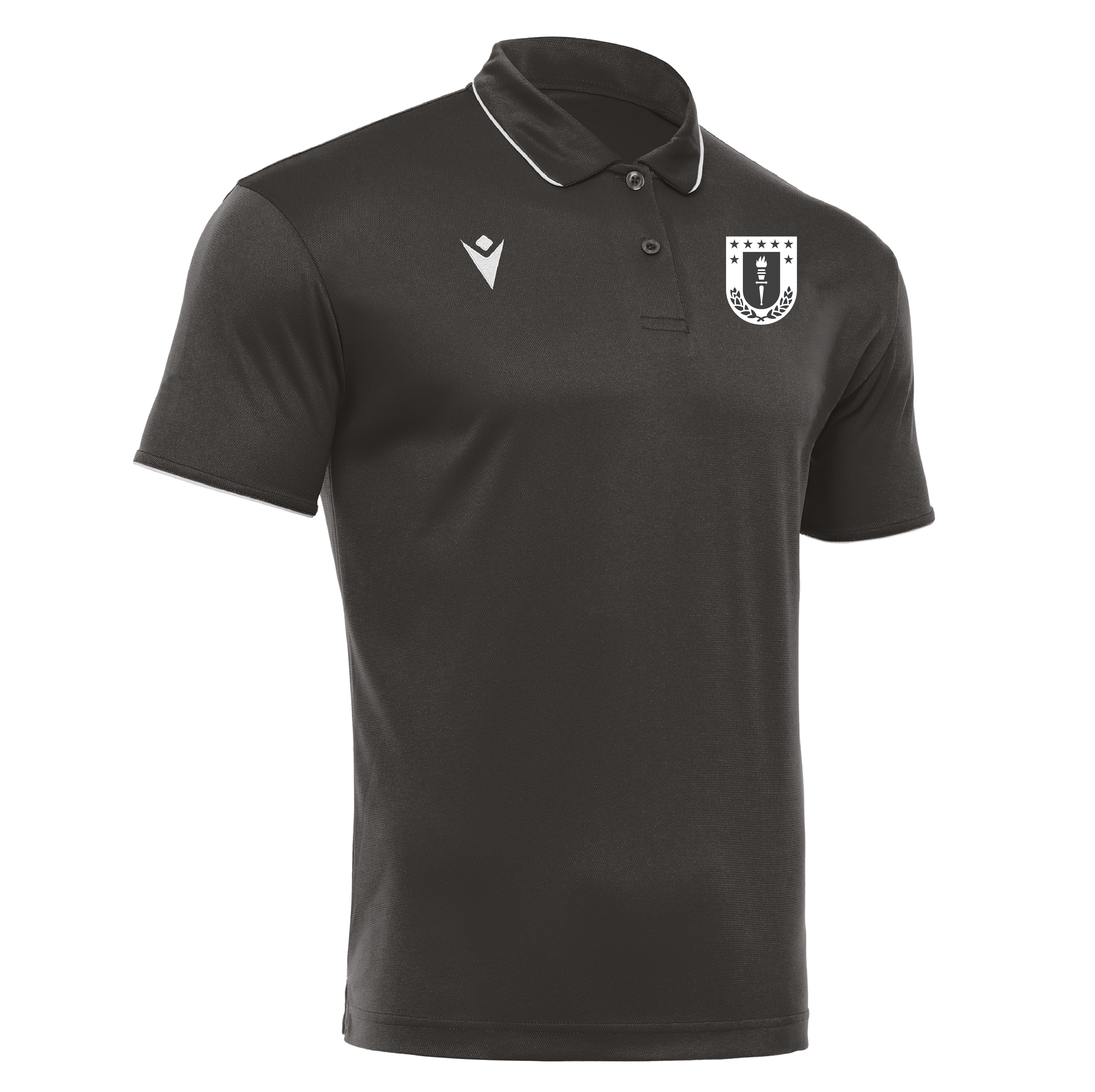 Polera Polo Draco Hero UdeC Unisex Gris