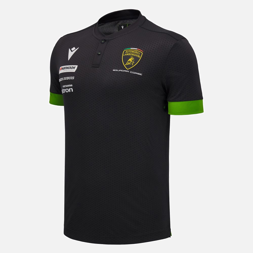Polera Polo Super Trofeo Lamborghini Macron Hombre