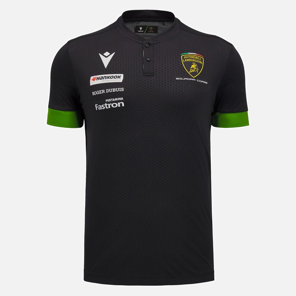 Polera Polo Super Trofeo Lamborghini Macron Hombre