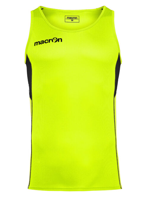 Nargis Camiseta Running Hombre Amarillo Fluor