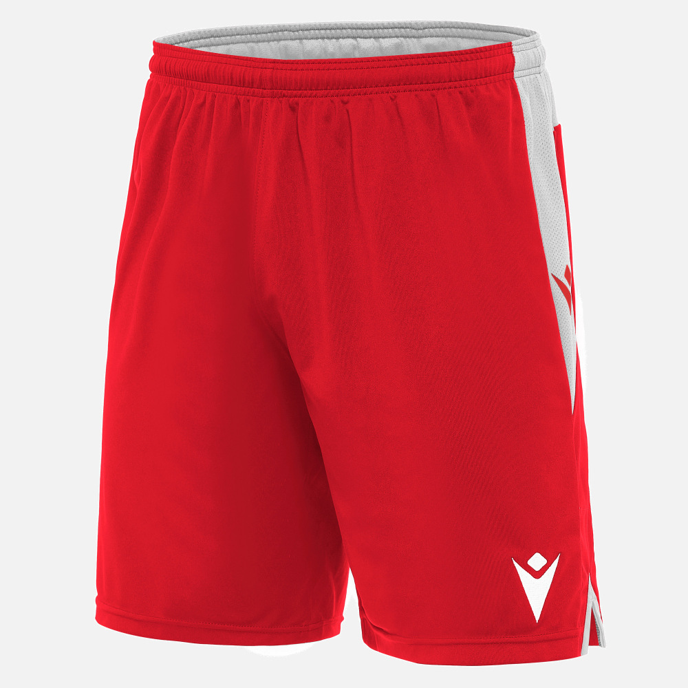 Tempel Short Futbol Hombre Rojo/Blanco