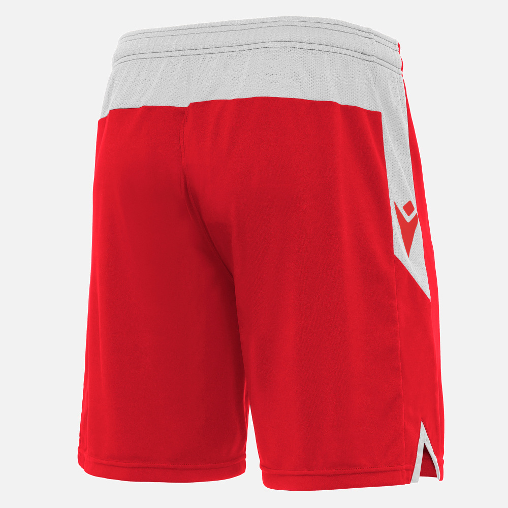 Tempel Short Futbol Hombre Rojo/Blanco