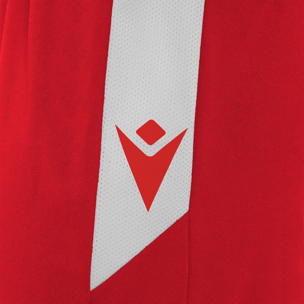 Tempel Short Futbol Hombre Rojo/Blanco