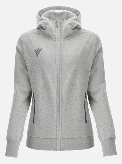Drum Poleron Hoody Full Zipper Mujer Gris