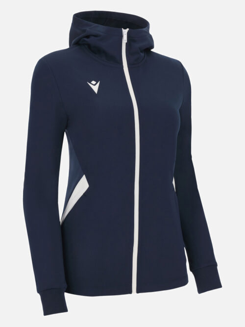 Polerón Hoody Full Zipper Bastet Mujer Azul Marino