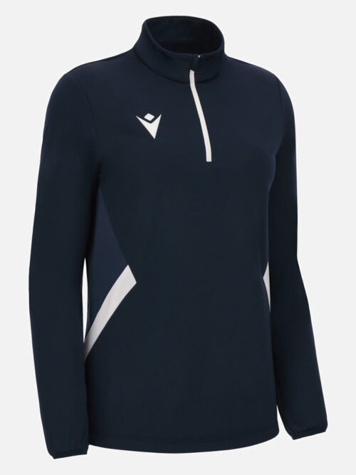 Maira Poleron Entrenamiento 1/4 Zipper Mujer Azul Marino