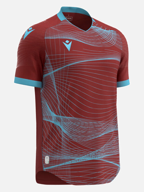 Camiseta Futbol Wyvern Eco Hombre Burdeo/Celeste
