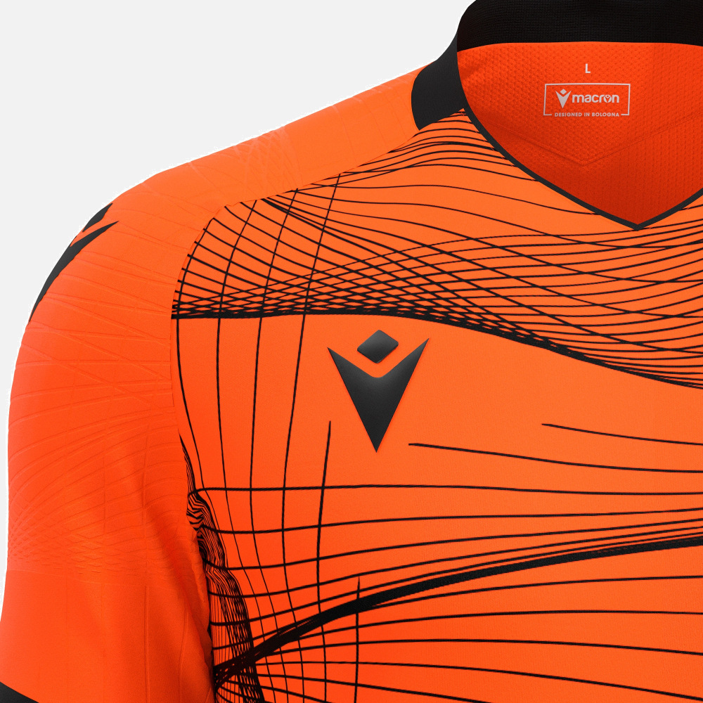 Camiseta Futbol Wyvern Eco Hombre Naranjo