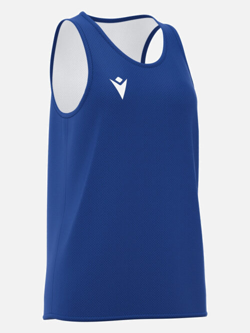 F500 Camiseta Basquetbol Reversible Mujer Azulino/Blanco