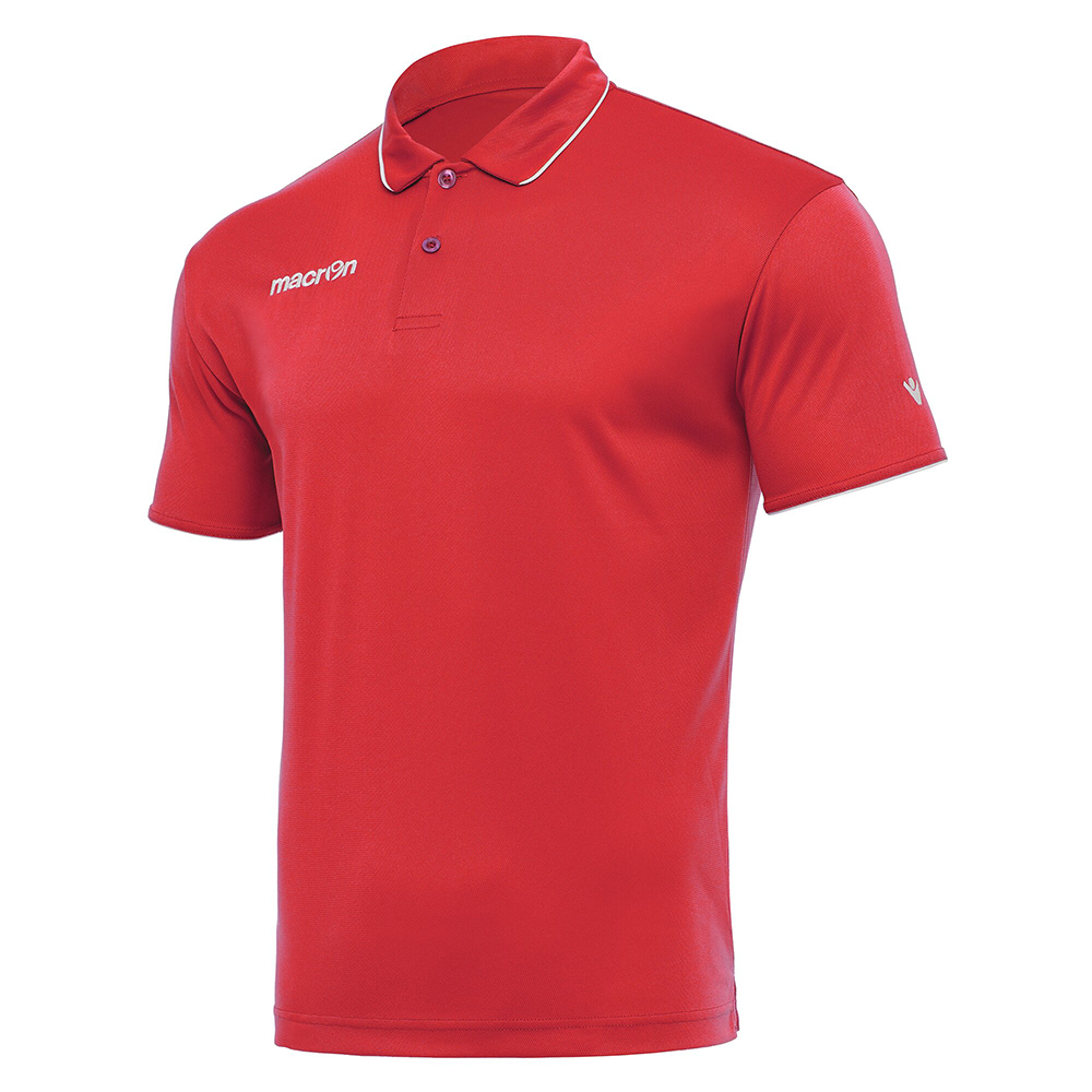Polera Polo Draco Hombre Logo Antiguo Rojo