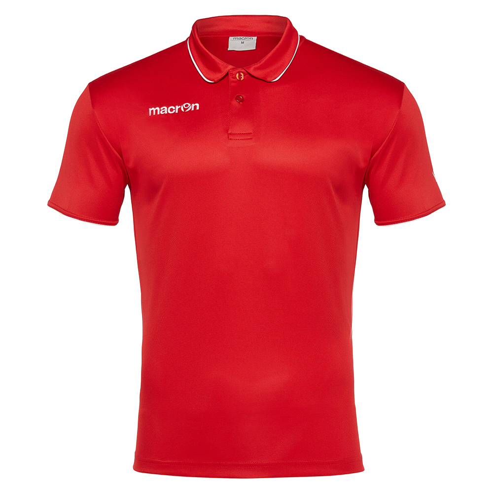 Polera Polo Draco Hombre Logo Antiguo Rojo