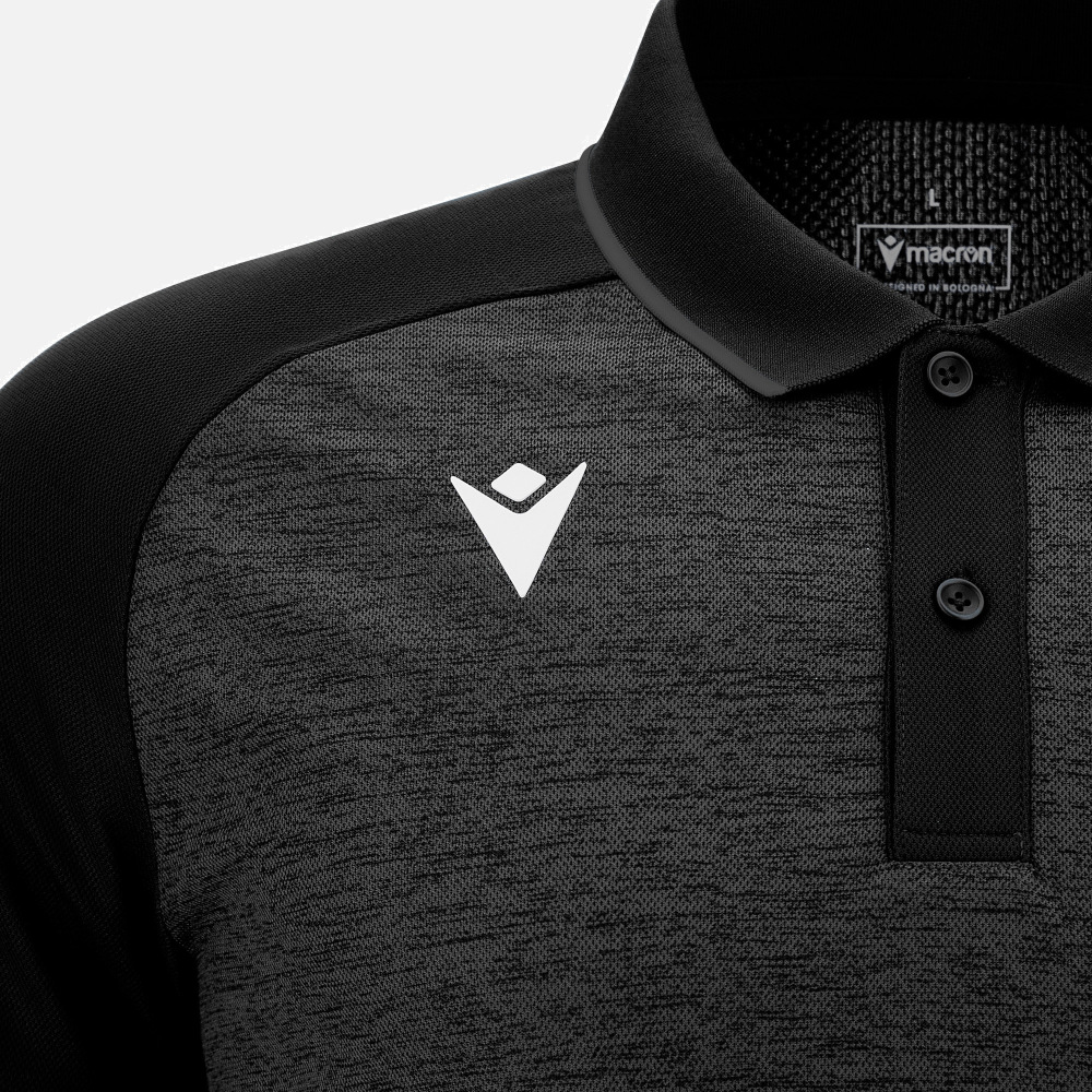 Polera Polo Presentación Aulos Negros