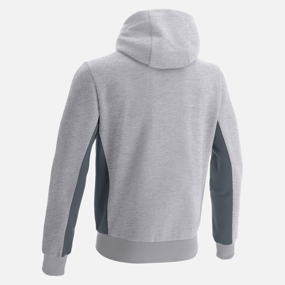 Trumpet Poleron Hoody Full Zipper Gris