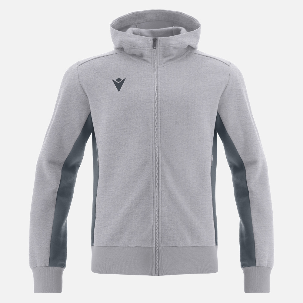 Trumpet Poleron Hoody Full Zipper Gris