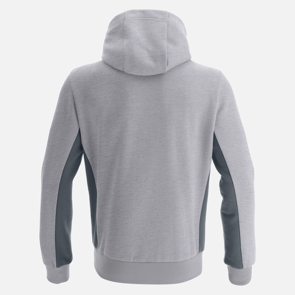 Trumpet Poleron Hoody Full Zipper Gris