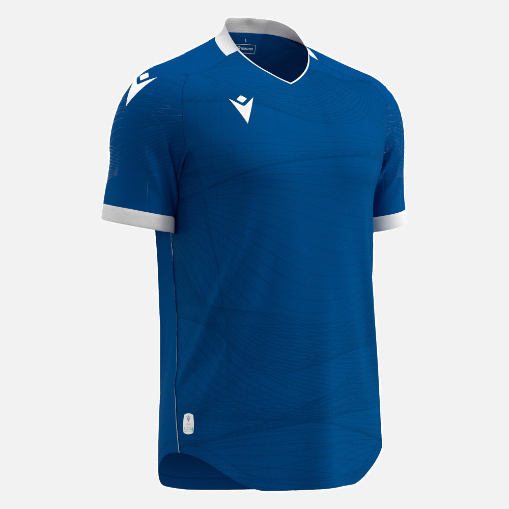 Camiseta Futbol Wyvern Eco Hombre Azulino/Blanco