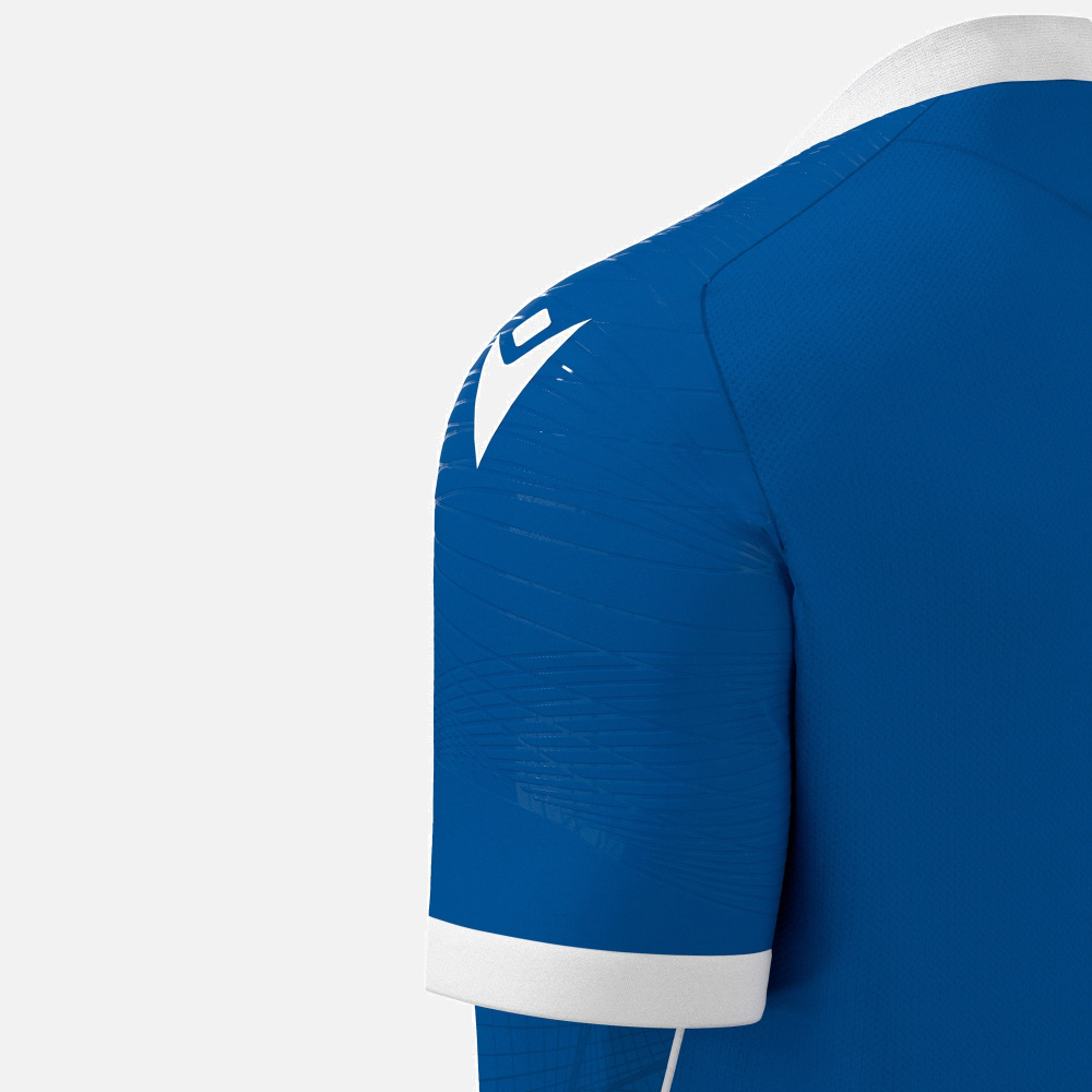 Camiseta Futbol Wyvern Eco Hombre Azulino/Blanco