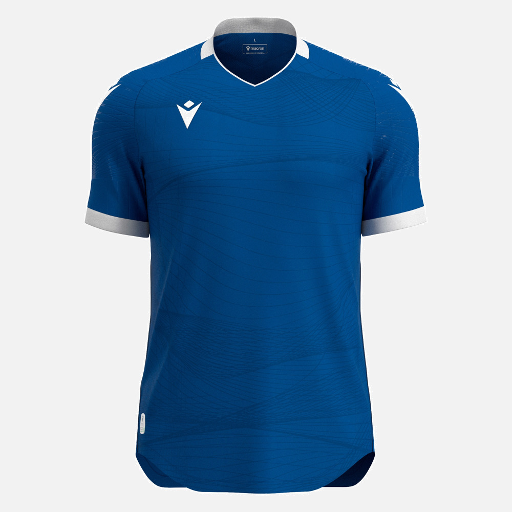Camiseta Futbol Wyvern Eco Hombre Azulino/Blanco