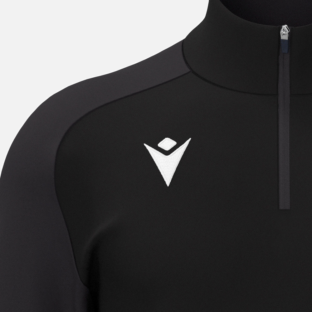 Isen Poleron Entrenamiento 1/4 Zipper Hombre Negro