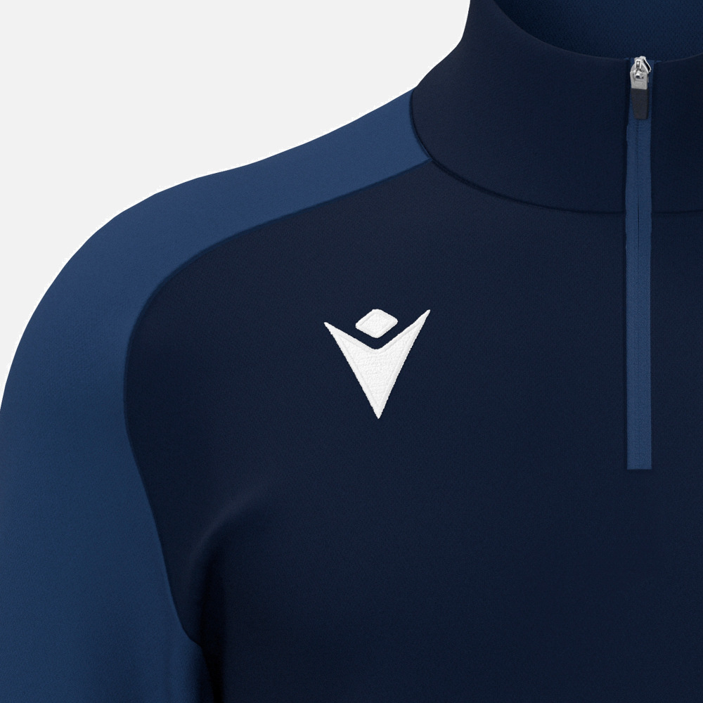 Isen Poleron Entrenamiento 1/4 Zipper Hombre Azul Marino