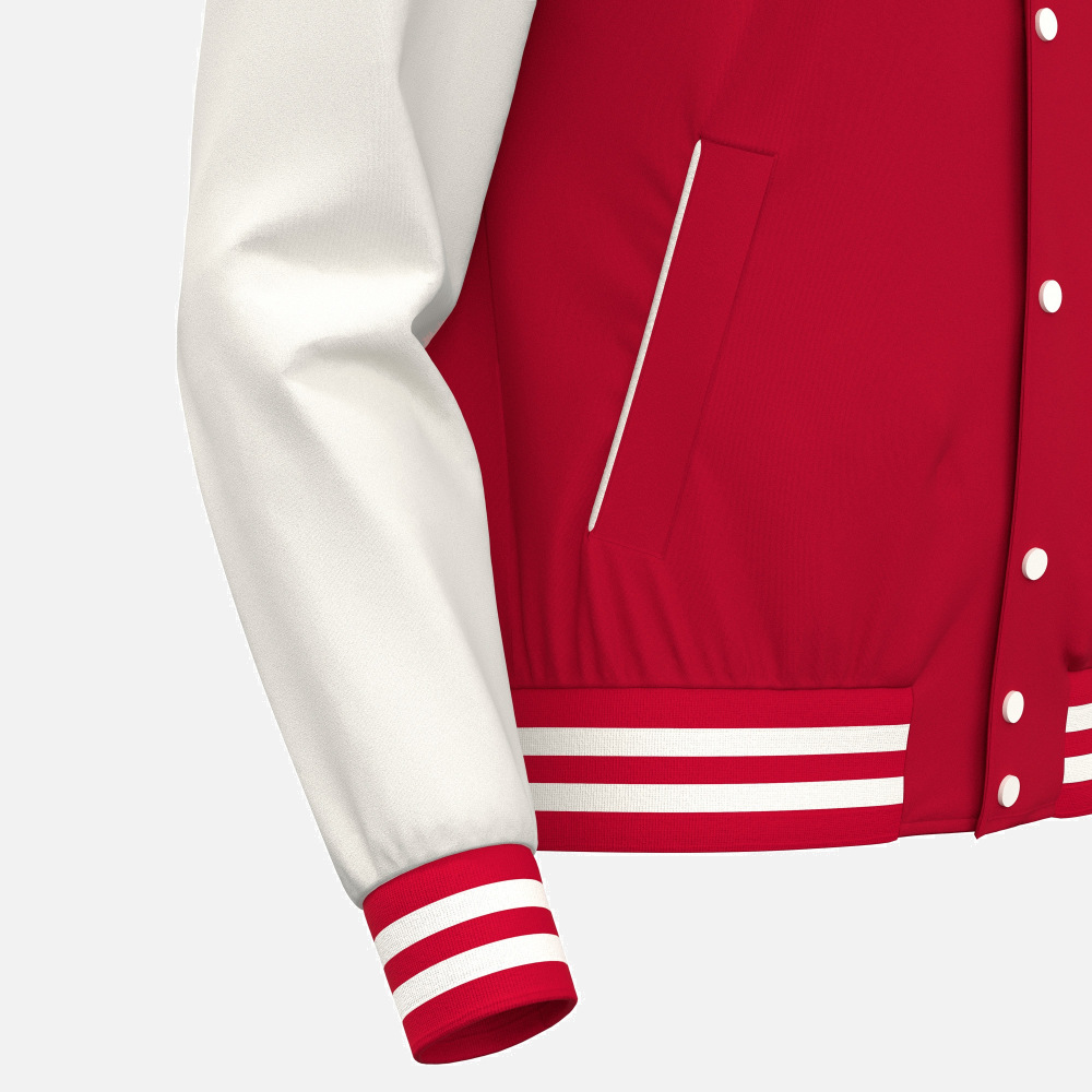 Chaqueta Estilo Universitario Ñublense Rojo