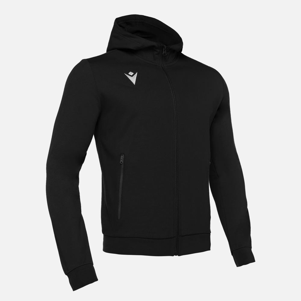 Poleron Macron Cello Full Zipper UNAB Negro