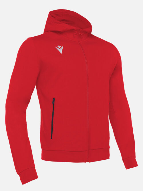 Poleron Macron Cello Full Zipper UNAB Rojo