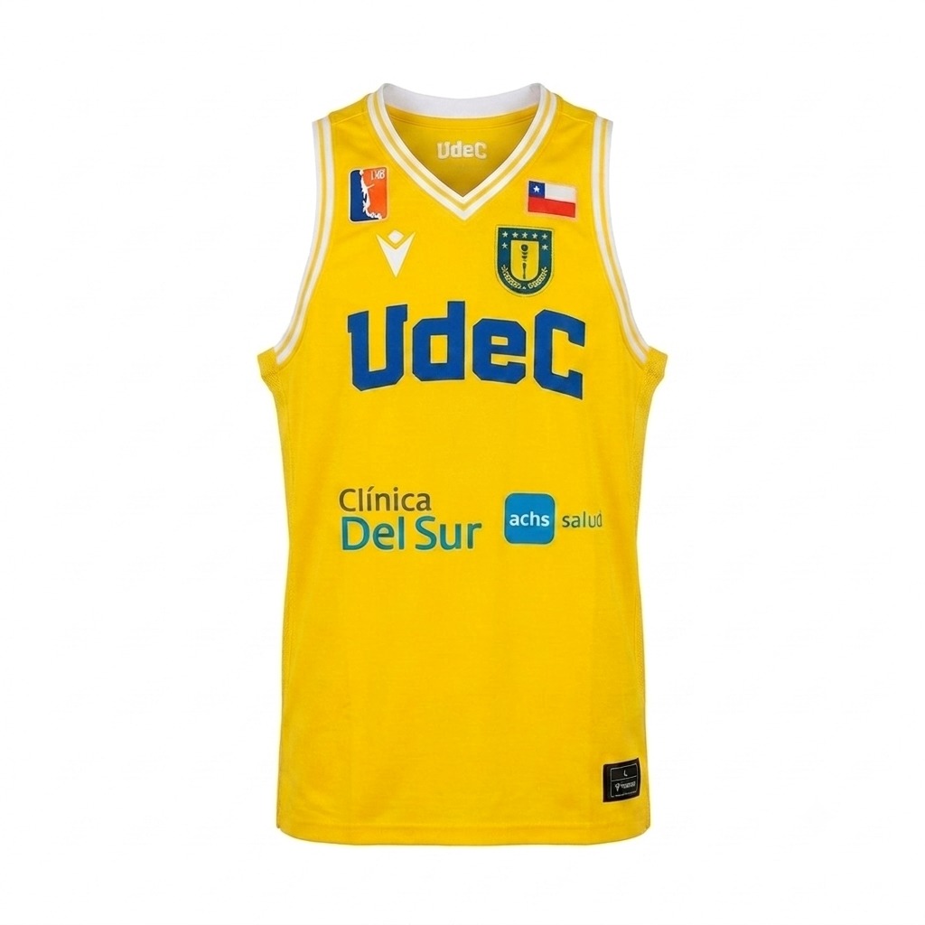 Camiseta Oficial Básquetbol UDEC 2026 Local