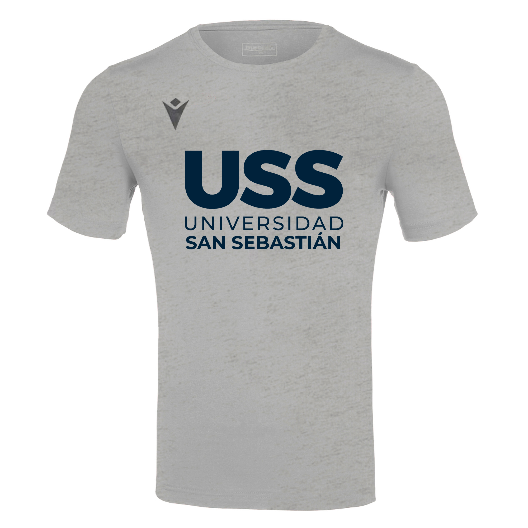 Polera Macron Boost Eco Algodón USS Gris