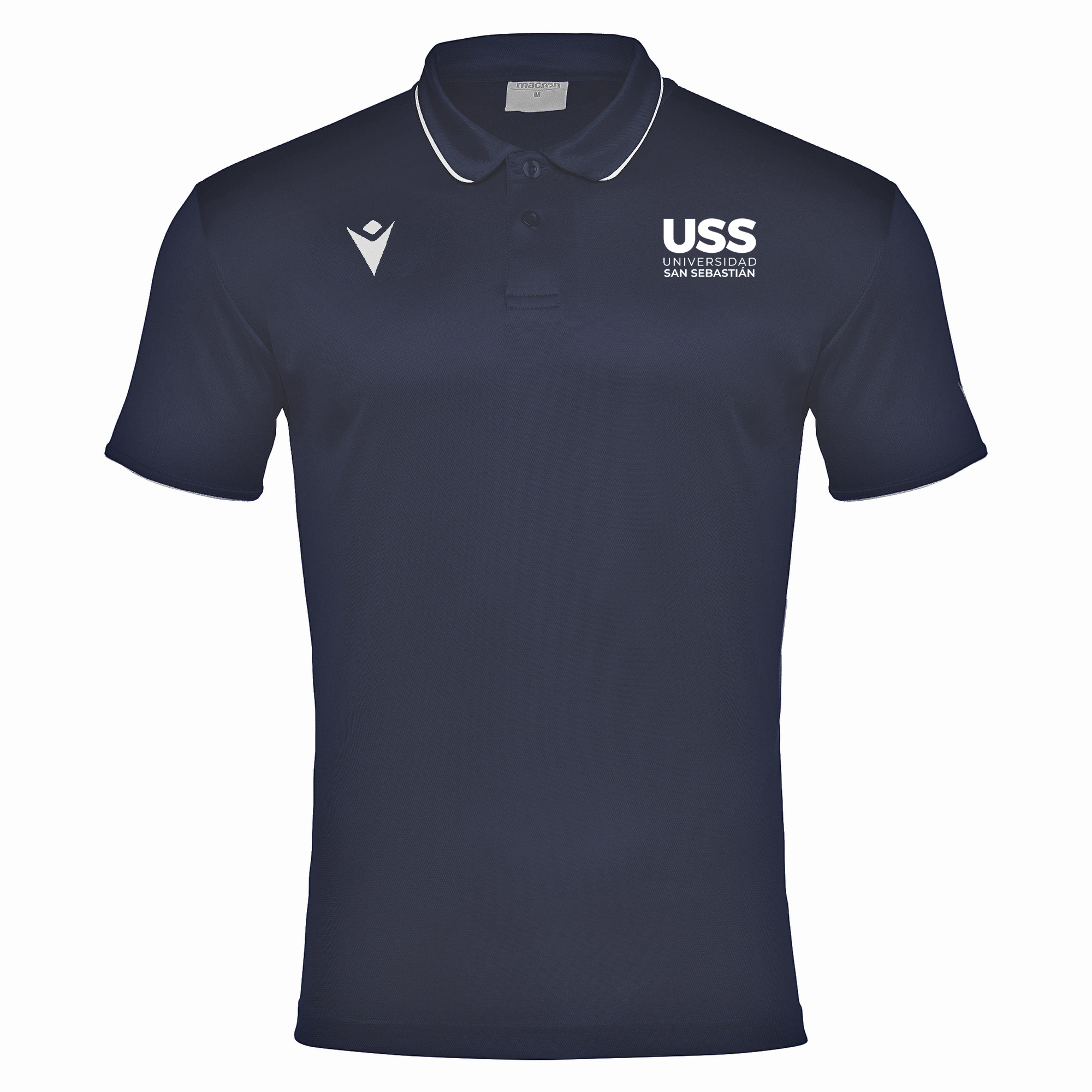 Polera Macron Polo Draco Hero USS Azul Marino