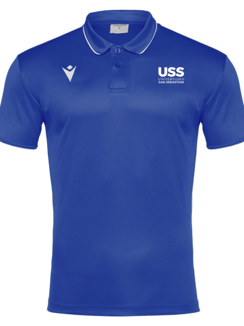 Polera Macron Polo Draco Hero USS Azulino